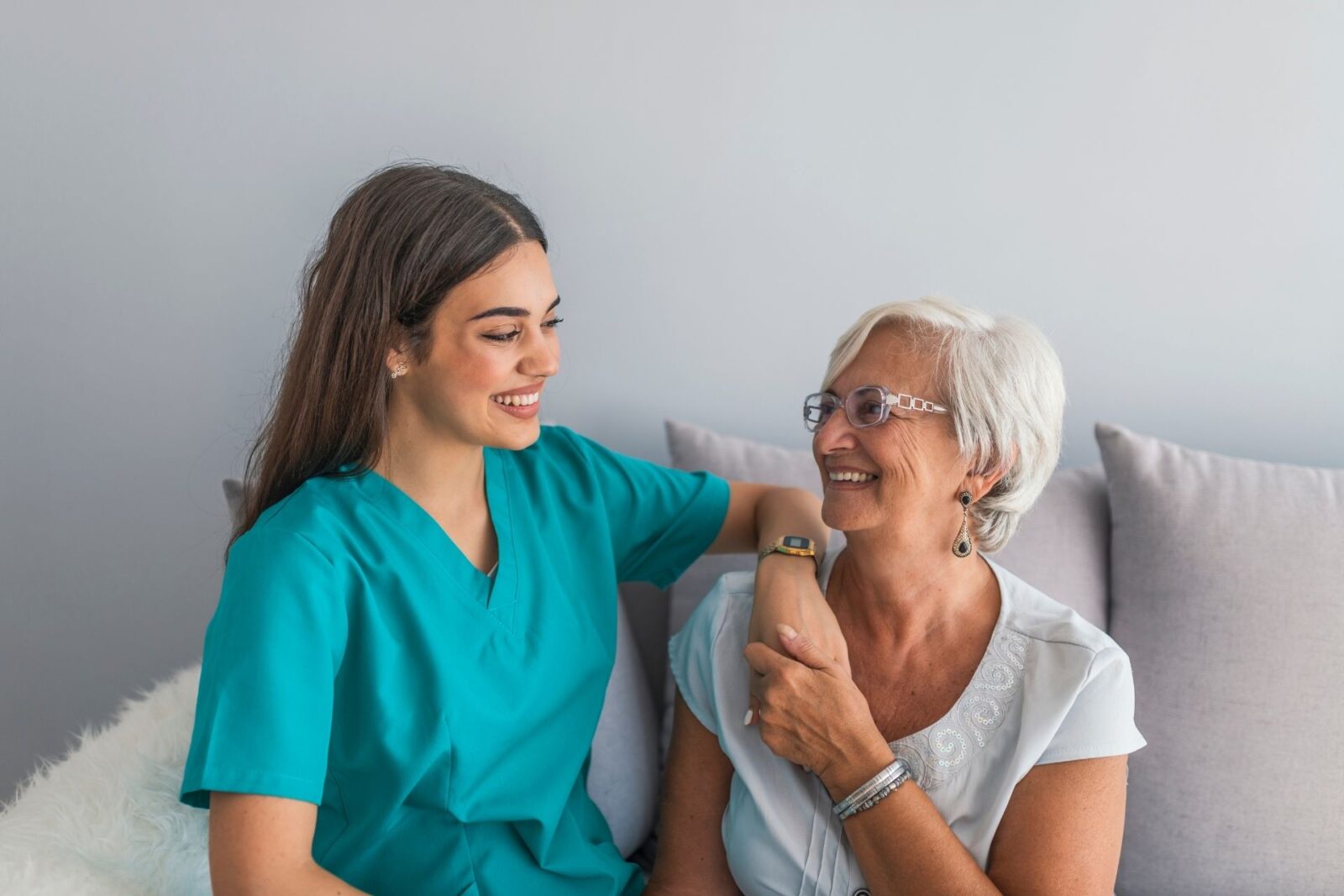 Community support worker extending a helping hand and fostering inclusivity in a diverse and caring community environment.